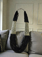 Thumbnail for Inhanns Saree Shobha Statement Necklace - Black - Distacart