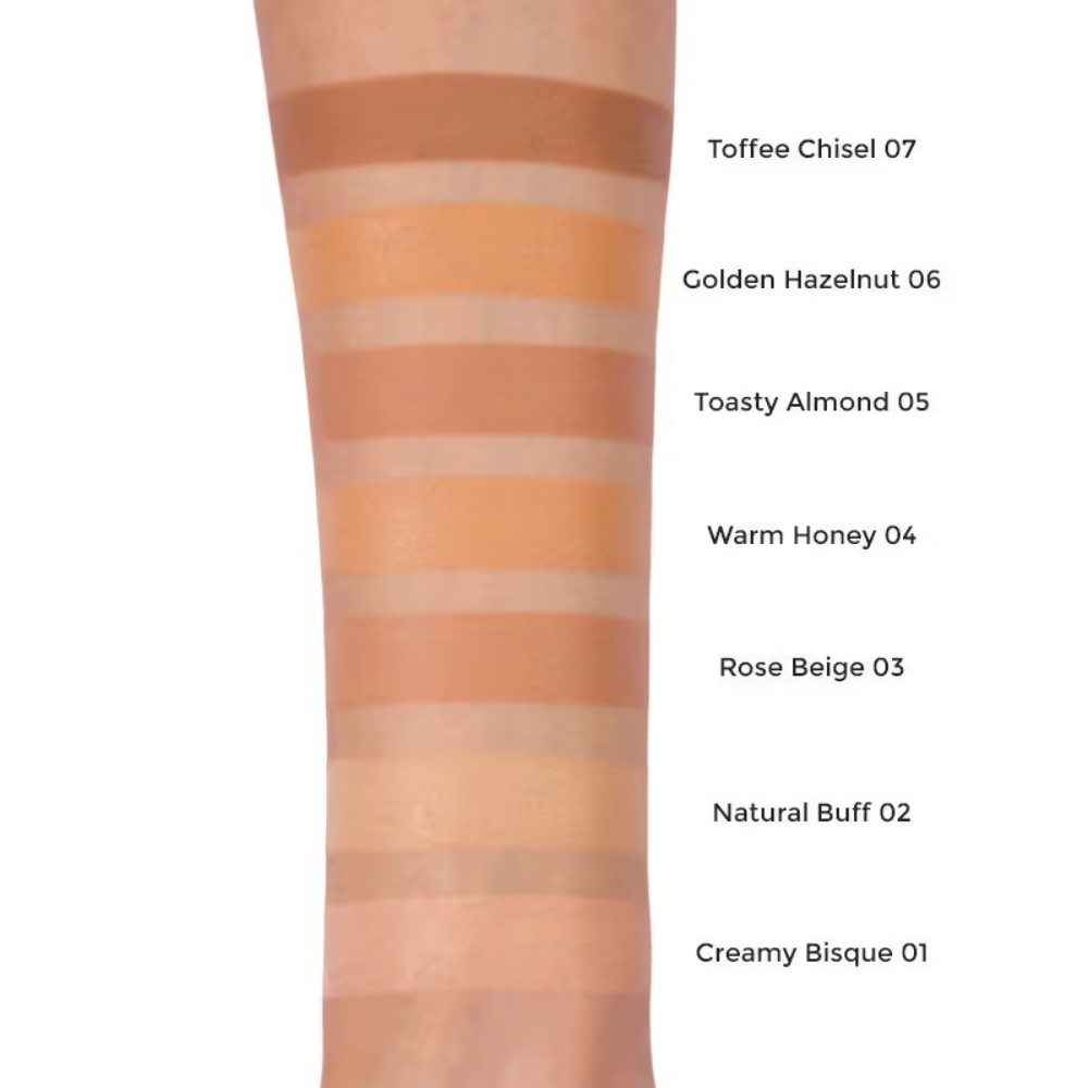 Nykaa SKINgenius Foundation Stick Conceal Contour & Corrector - Rose Beige 03 - Dista