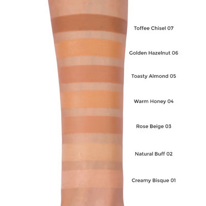 Nykaa SKINgenius Foundation Stick Conceal Contour & Corrector - Rose Beige 03 - Dista