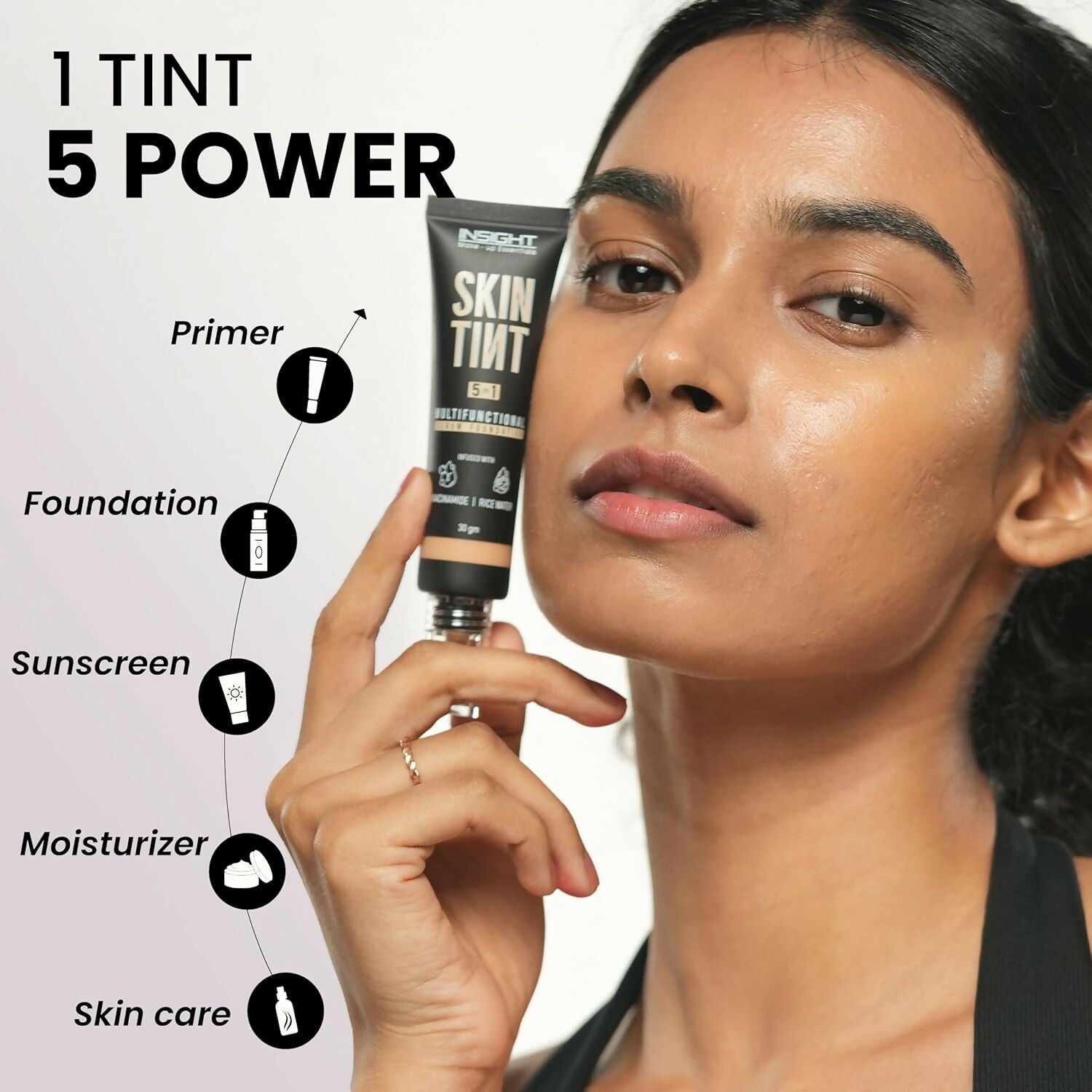 Insight Skin Tint 5-in-1 Serum Foundation SPF 20 PA++++ - Dista