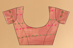 Thumbnail for Vedant Vastram Soft Cotton Silk Kanjeevaram Saree - Peach - Distacart