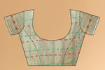 Thumbnail for Vedant Vastram Soft Cotton Silk Kanjeevaram Saree - Turquoise - Distacart