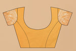 Thumbnail for Vedant Vastram Soft Litchi Silk Kanjeevaram Saree - Mustard - Distacart