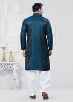 Thumbnail for Joban Fashion Men's Jacquard Silk Rama Printed Kurta Pyjama set - Distacart