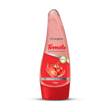 LA Organo Tomato Hydrating Soothing Gel with Vitamin E & Aloevera Extract - Distacart