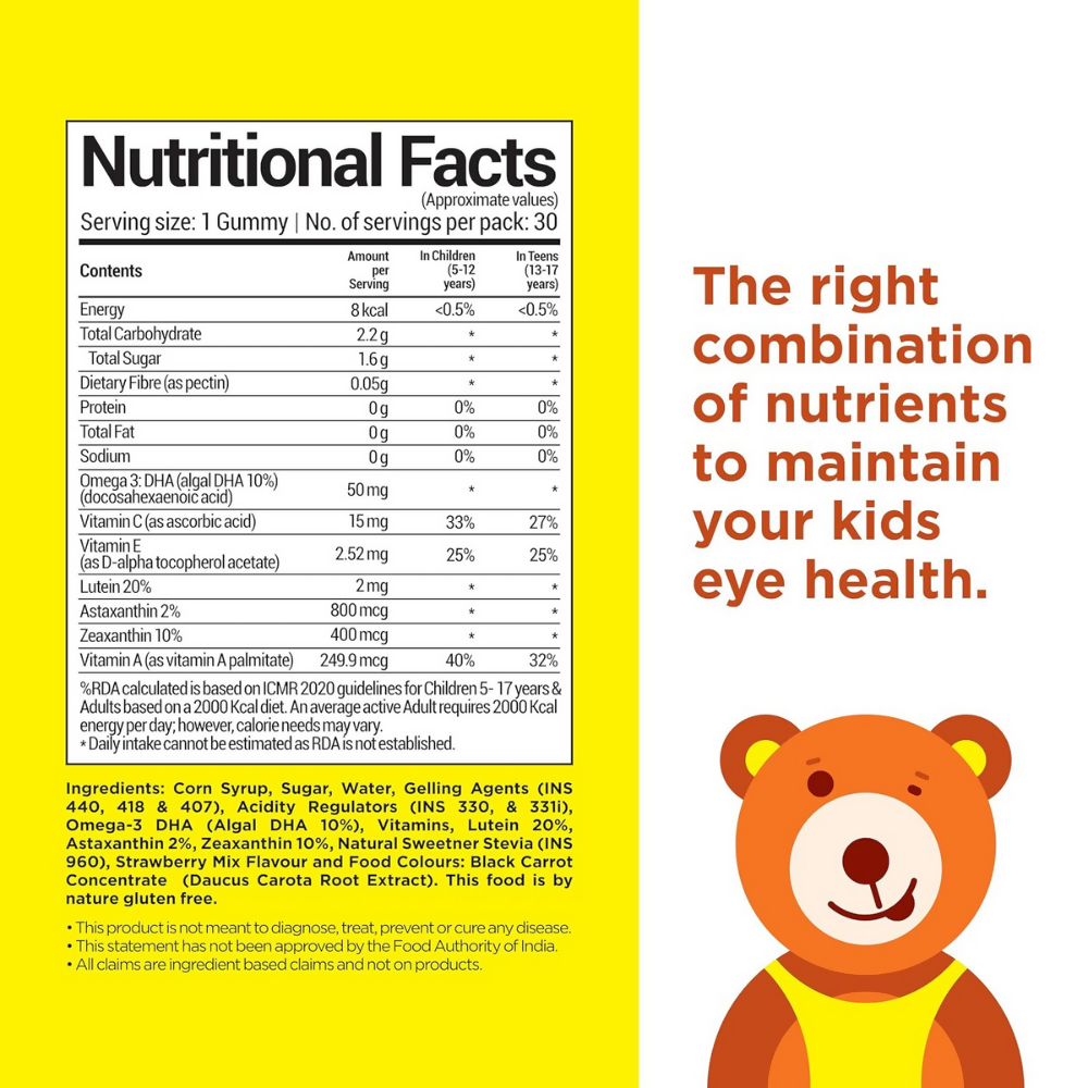NutriBears Kids Multivitamin and Eye Health Combo - Dista