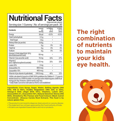 NutriBears Kids Multivitamin and Eye Health Combo - Dista