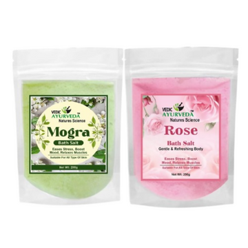 VedicAyurveda Mogra & Rose Bath Salt - Dista