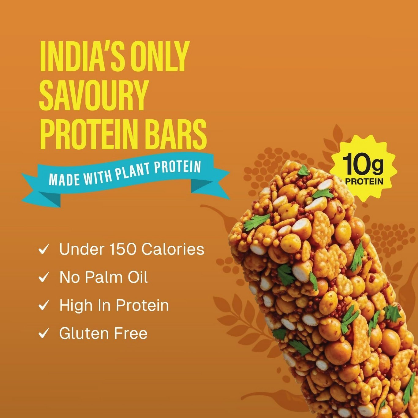 Phab Curry Podi Leaf Protein Bars - Dista