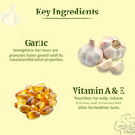 Thumbnail for VI-JOHN Naturale Garlic Enriched Hair Oil Promotes Natural Hair Growth With Vitamin A.E & F