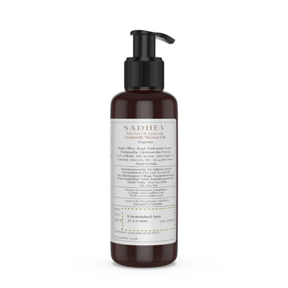 Sadhev Ayurvedic Magnolia Shower Oil - Distacart