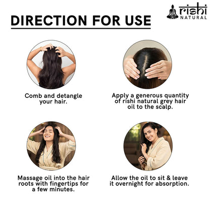 ANTI GREY HAIR OIL DIRECTION FOR USE