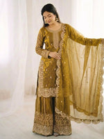 Thumbnail for Teeya Creation Womens New Trendy Embroidery Coding And Sequence Work Kurta Set - Dista