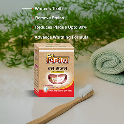 Kisra Vimal Teeth Whitening Powder - Distacart