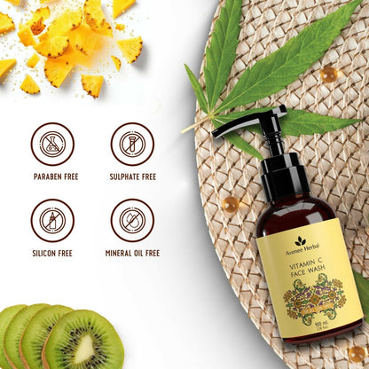 Avimee Herbal Vitamin C Face Wash - Distacart