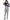 Grey Nylon Viscose Ankle Length Jegging - Hiral Fashion