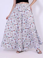 Thumbnail for White Crepe Ankle Length Palazzo - Hiral Fashion