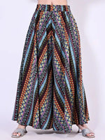 Thumbnail for Multicolor Crepe Ankle Length Palazzo - Hiral Fashion