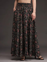 Thumbnail for Multicolor Crepe Ankle Length Palazzo - Hiral Fashion