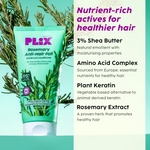 Thumbnail for PLIX The Plant Fix Rosemary Anti Hairfall Regime 3% Redensyl Serum, Shampoo & Conditioner - Distacart
