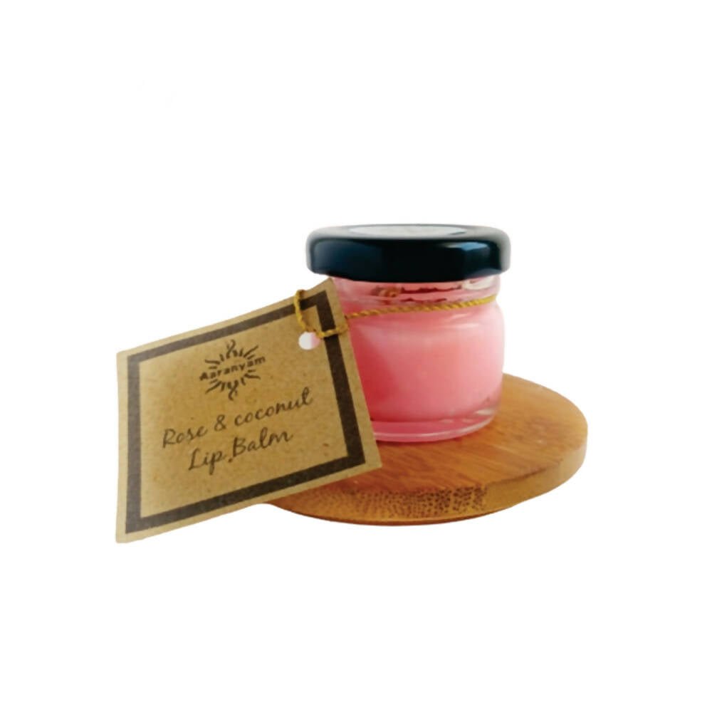Aaranyam Rose & Coconut Lip Balm - Distacart