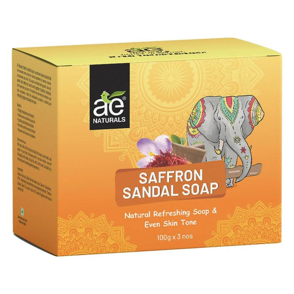 Ae Naturals Saffron & Sandal Soap - Distacart