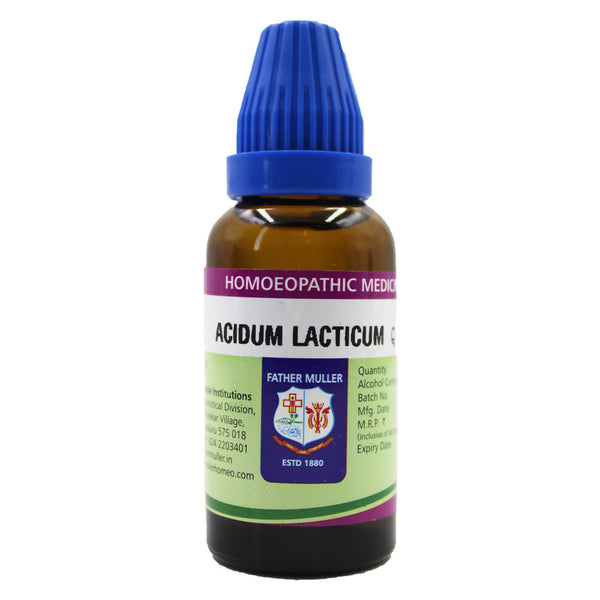 Father Muller Acidum Lacticum Mother Tincture Q - Distacart