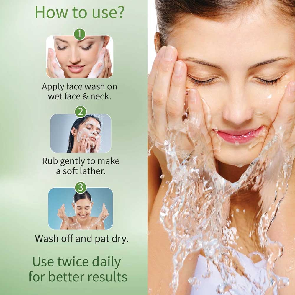 Ayouthveda Neem and Moringa Face Wash - Distacart