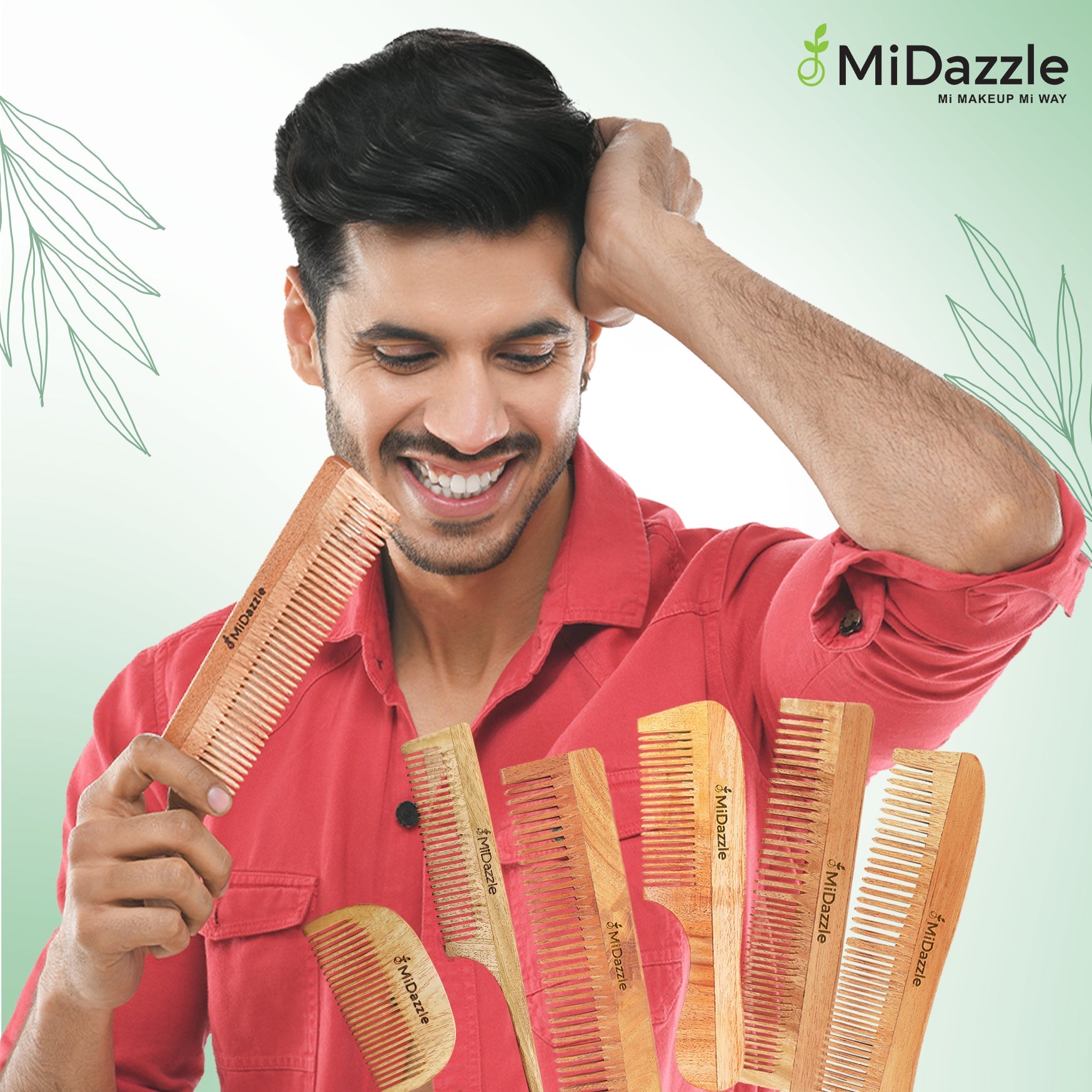 MiDazzle Shampoo Comb MINC2103 - Distacart