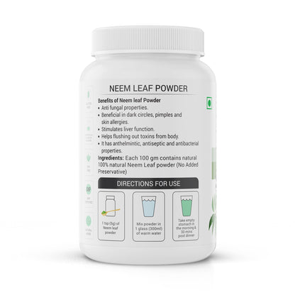 Krishna'S Herbal & Ayurveda Neem Leaf Powder - Distacart