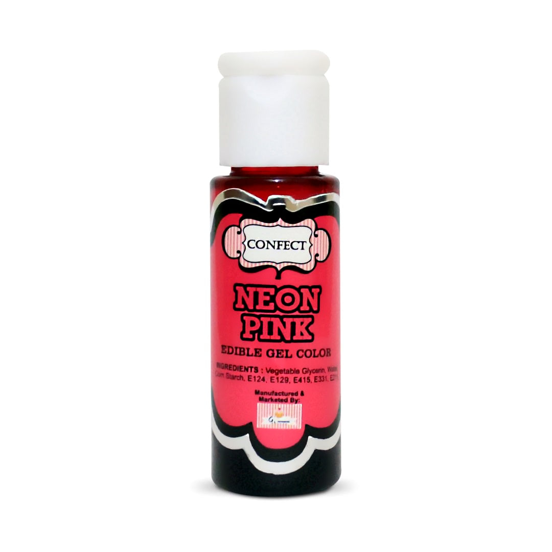 confect neon pink gel color br b 20 gms b