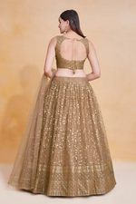 Thumbnail for Lehenga Mart Designer Wedding Lehenga Choli For Women - Brown - Distacart
