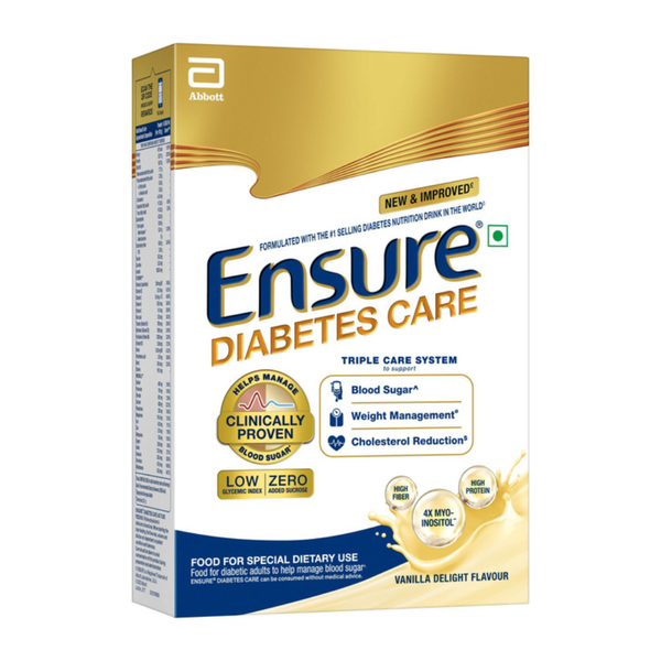 Ensure Diabetes Care Powder Vanilla Flavour - Sugar Free Health Drink - Distacart