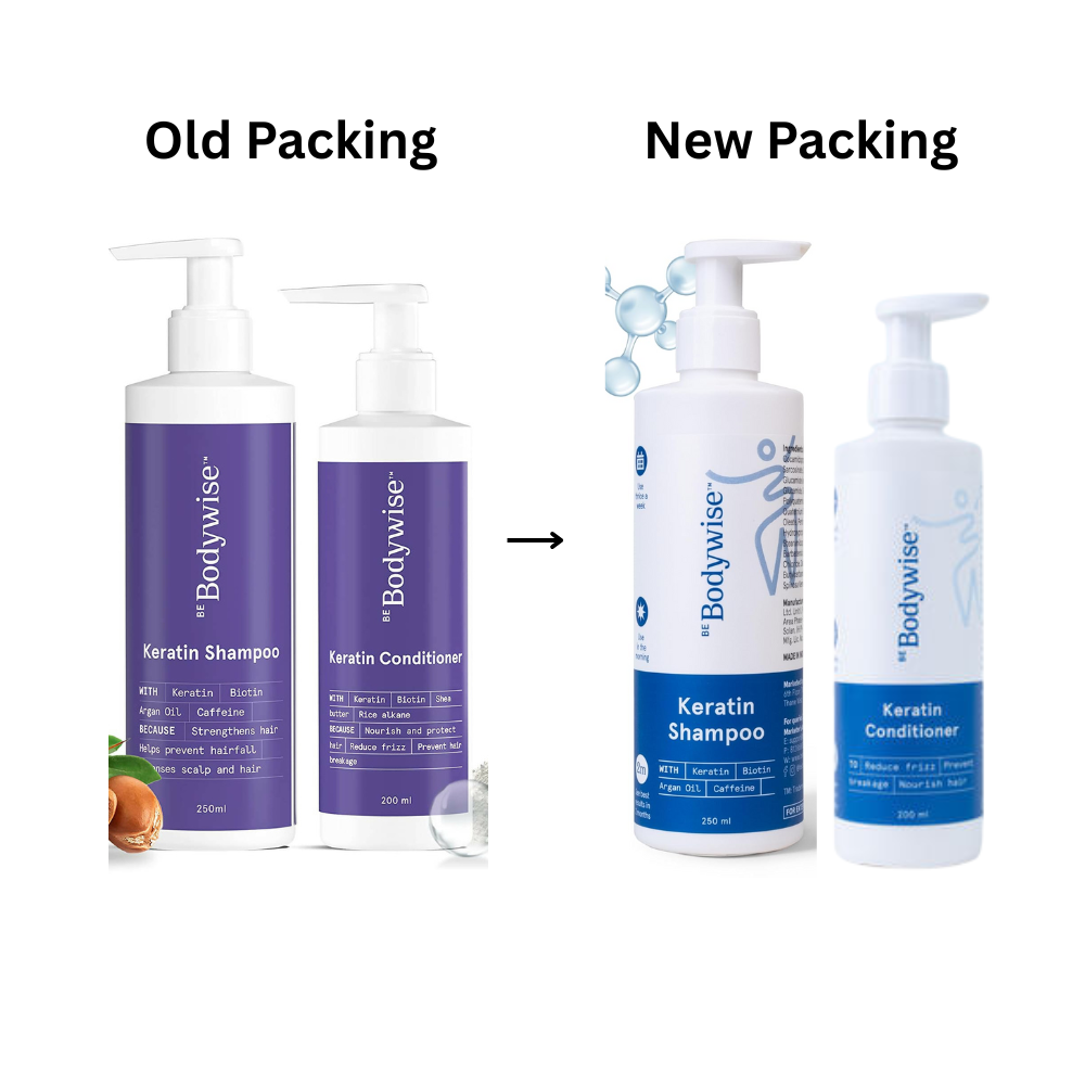 BeBodywise Keratin Shampoo and Conditioner - Distacart