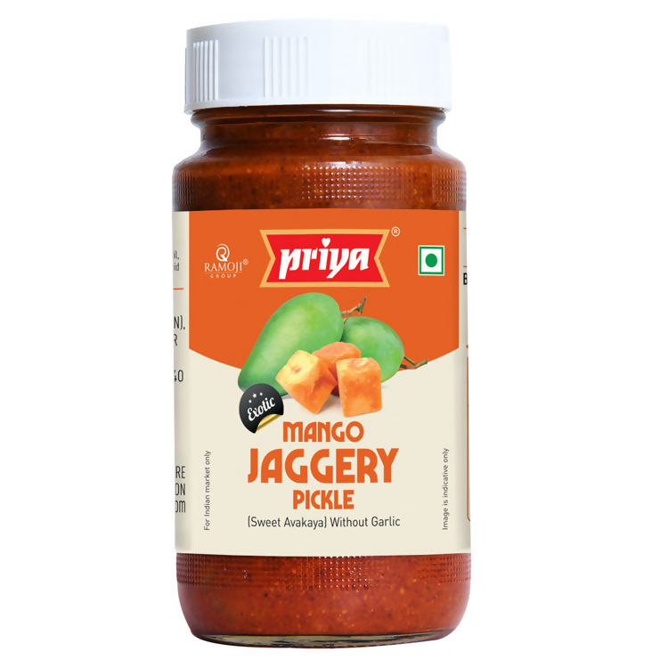 Priya Jaggery Mango Pickle (Without Garlic) - Distacart