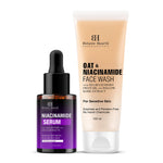 Thumbnail for Botanic Hearth Niacinamide Face Serum with Oat & Niacinamide Face wash - Distacart