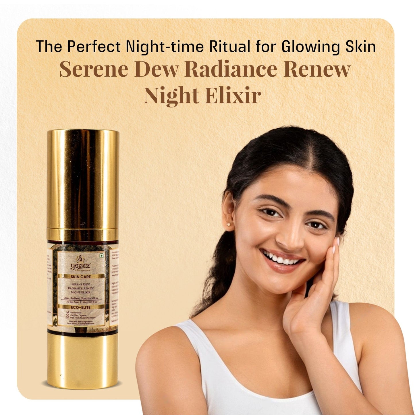 Yogez Serene Dew Radiance Renew Night Elixir - Distacart