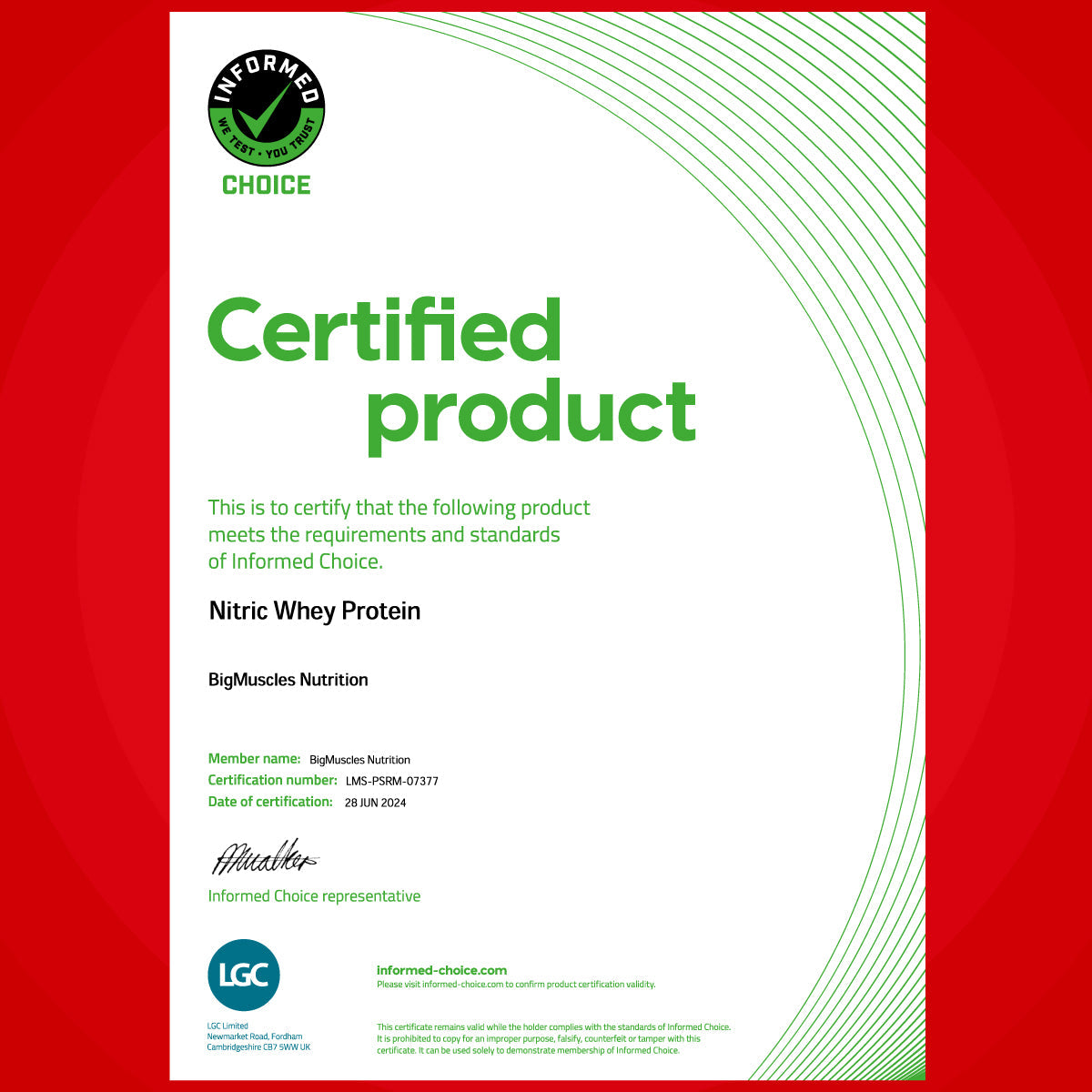 Big Muscles Nutrition Nitric Whey Protein