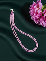 Thumbnail for Joban Fashion Women Lavender 2 Layer Agate Necklace, Purple Double Shade - Distacart