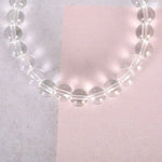 Thumbnail for NVR Men & Women Transparent Beaded Elasticated Bracelet - Distacart