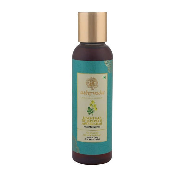Ashpveda Essentials Of Japapatti And Brahmi Head Massage Oil - Distacart
