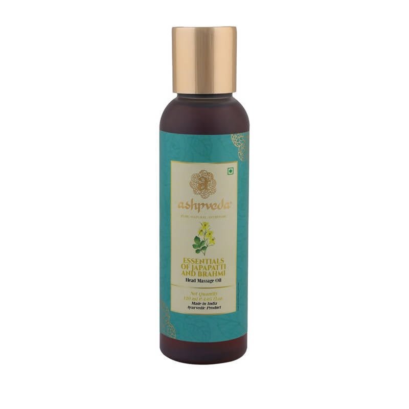 Ashpveda Essentials Of Japapatti And Brahmi Head Massage Oil - Distacart