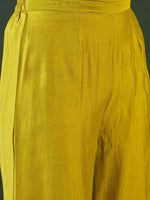 Thumbnail for Sangria Embroidered Kurta & Palazzo With Bag Kurta Set