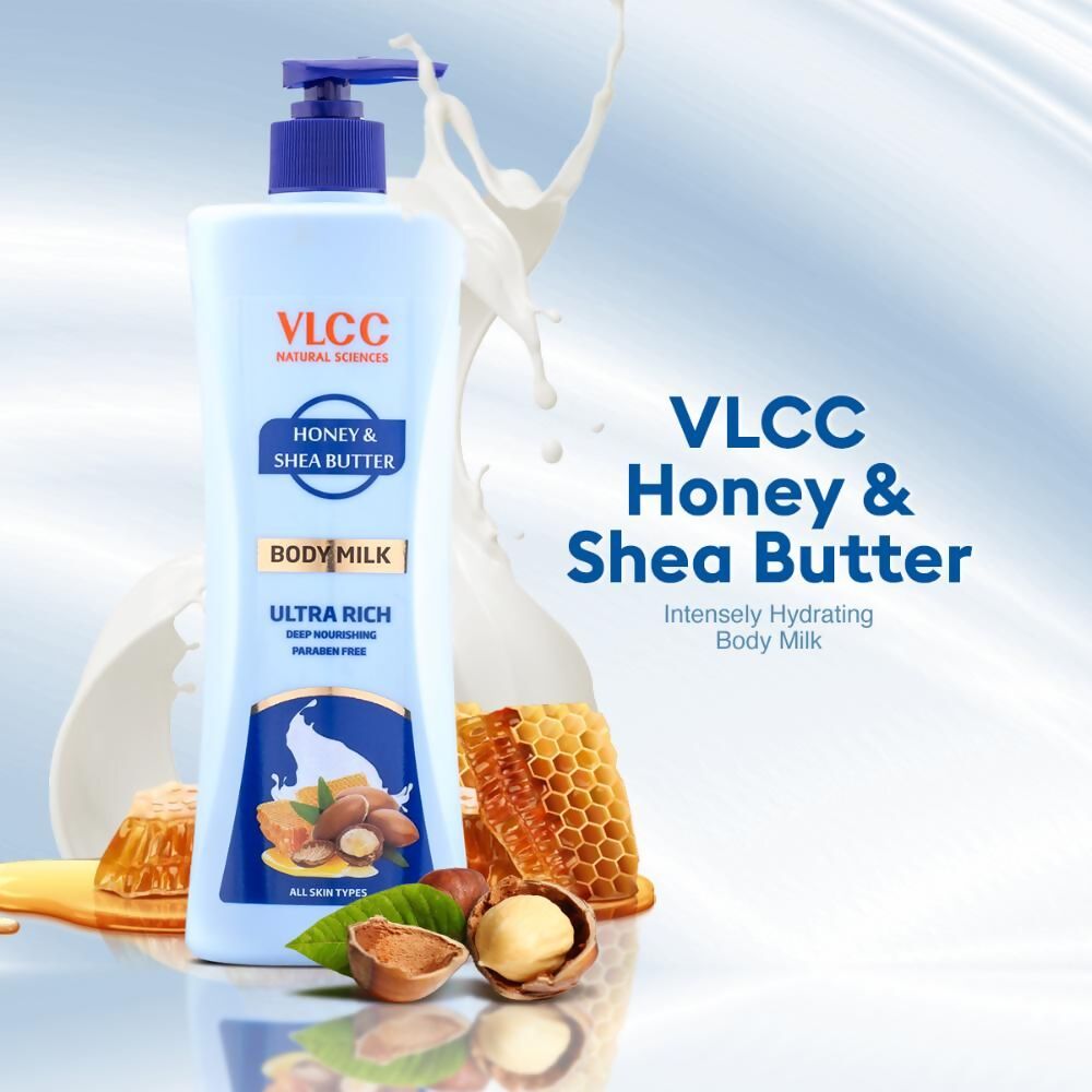 VLCC Honey And Shea Butter Body Milk Lotion - Distacart