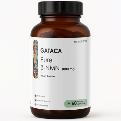 GATACA Pure β-NMN - 1000 mg Capsules, Backed by 21 Patents - Distacart