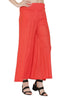 Asmaani Red Color Lycra Fabric Flared Palazzo
