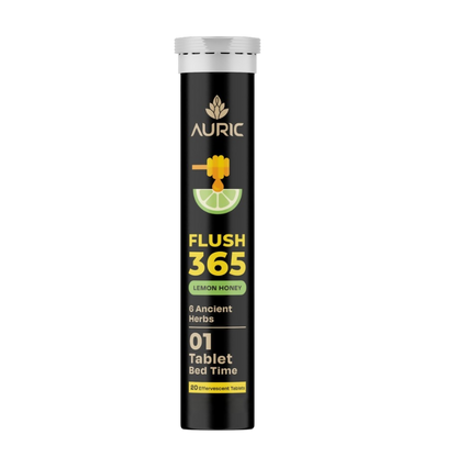 Auric Flush365 Tablets | Honey Lemon Flavour - Distacart