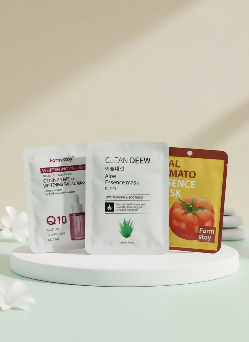 Brand born Whitening Aloe Essence Real Tomato Hydrating Masks Face Sheet Mask