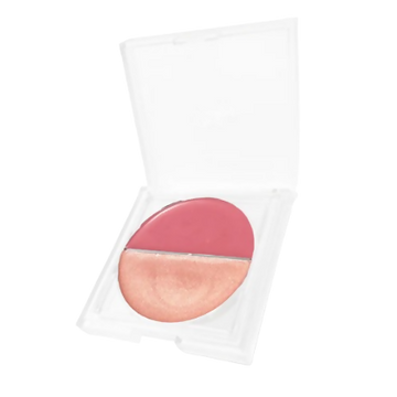 Ruby's Organics Crème Duo (Blush + Highlighter) - Deep Rose + Illuminate - Distacart