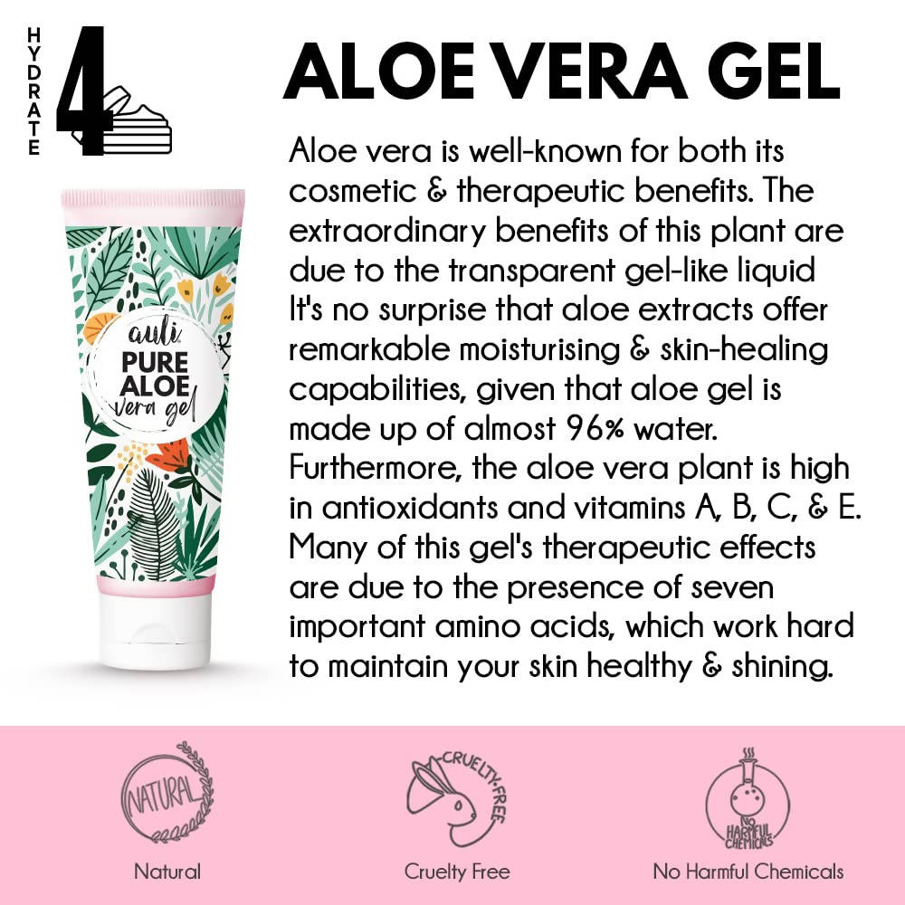 Auli Pure Aloe Vera Gel - Distacart